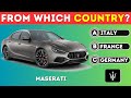 🌍 Cars & Countries: Can You Match Them? 🚗