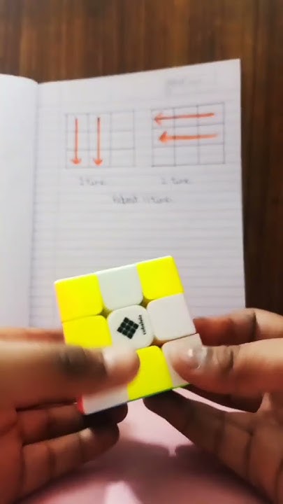 how to solve 3 by 3 using algorithm magic 😉🪄 #cube - YouTube