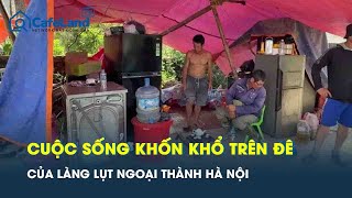 Hanoi: Suburban flood victims set up tents on the dike, life is miserable | CafeLand