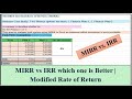 MIRR Explained: A Smarter Alternative to IRR | Modified Internal Rate of Return (MIRR) Made Simple