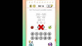 Brain Test Daily Levels Day 18