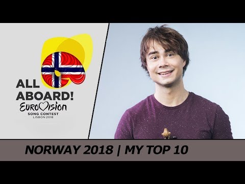 Eurovision 2018 NORWAY (Melodi Grand Prix) | My Top 10