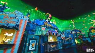 FULL Mickey and Minnies Runaway Railway 2025 at Disneyland - Wide Angle Low Light POV
