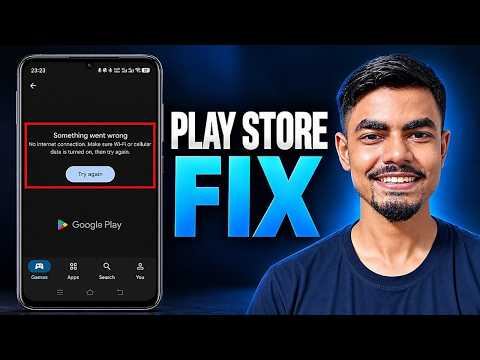 How To Fix Google Play Store Something Went Wrong? No Internet Connection Error Solved