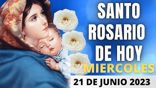 💖Santo Rosario de HOY Miércoles 21 de Junio 2023🌹MISTERIOS GLORIOSOS🌹 Por la paz en el mundo