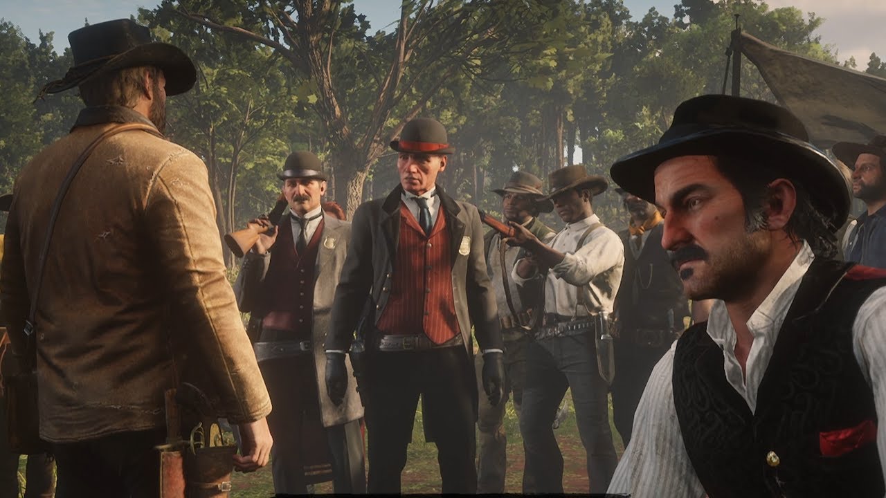 THE BATTEL OF SHADDY BELLE RED DEAD REDEMPITION 2 - YouTube