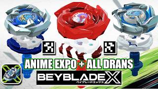 QR ANIME EXPO SWORD DRAN ALL DRAN QR CODES Beyblade X App Hasbro Codigos