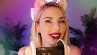 ASMR for sleep | Mouth Sound, Ear Licking, Kitten Purring, Layered sounds |