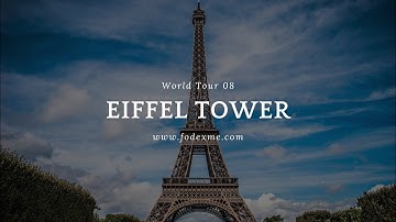 Eiffel Tower, the icon of the Paris and a world-renowned landmark and one of tourist attractions