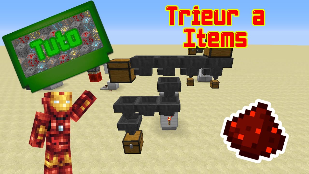 [TUTO MINECRAFT] #6 - Trieur a Items ! Item Sorter ! - YouTube