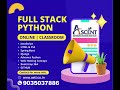 Full Stack Python Course | Ascent Software Training