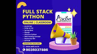 Full Stack Python Course | Ascent Software Training screenshot 2