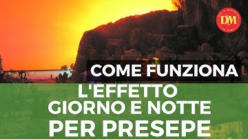 Dispositivo dissolvenza giorno e notte per presepe