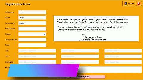 Quiz or Exam Management System in CSharp (C#, Visual Studio, MySql) Complete Project