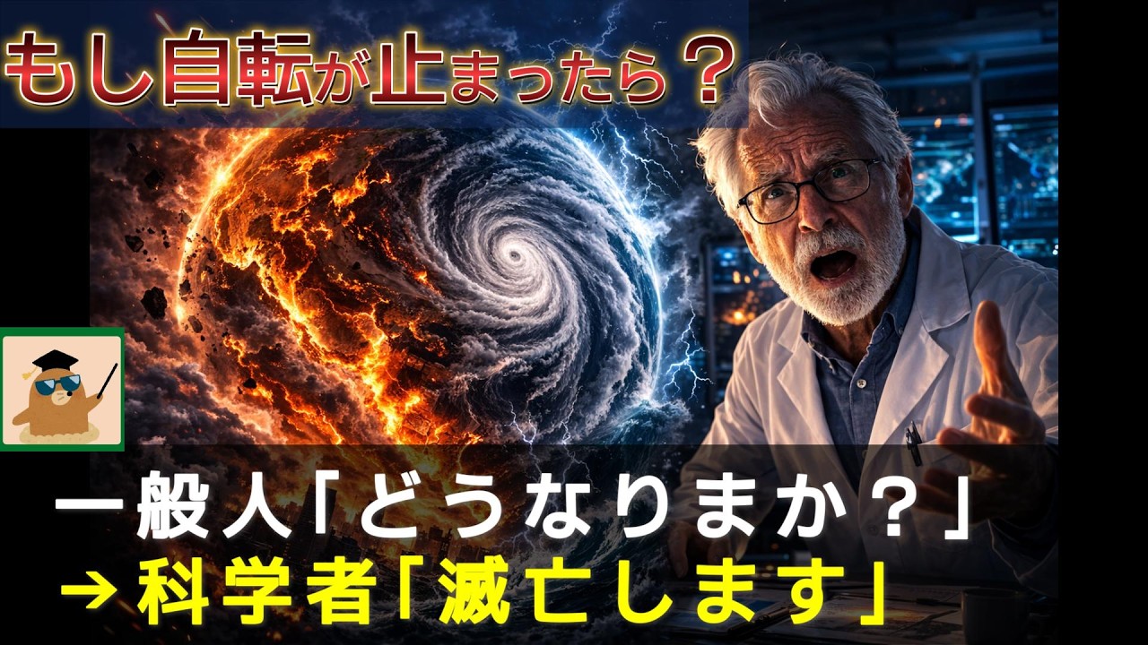 もしも地球が止まったら…想像を絶する“終焉の光景”が待っている - YouTube