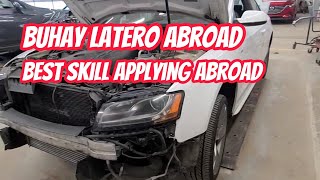 BEST SKILL APPLYING ABROAD. Car/Auto body repair Denting and painting. 