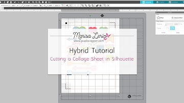 Silhouette Studio Tutorial: Print & Cut A Collage File