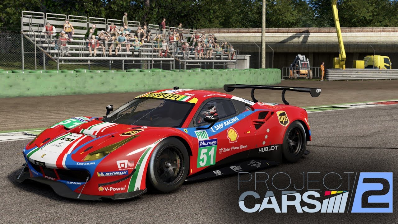 Project Cars 2 Ferrari 488 Gte At Monza Youtube