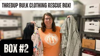 ThredUp Bulk Mystery Box 200 Pound Clothing Box #2 | Unboxing a ThredUp Rescue Clothing Box