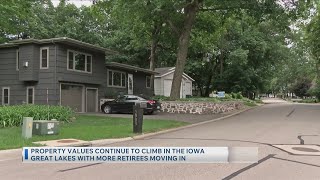 Property values continue to climb in the Iowa Great Lakes with more retirees moving in