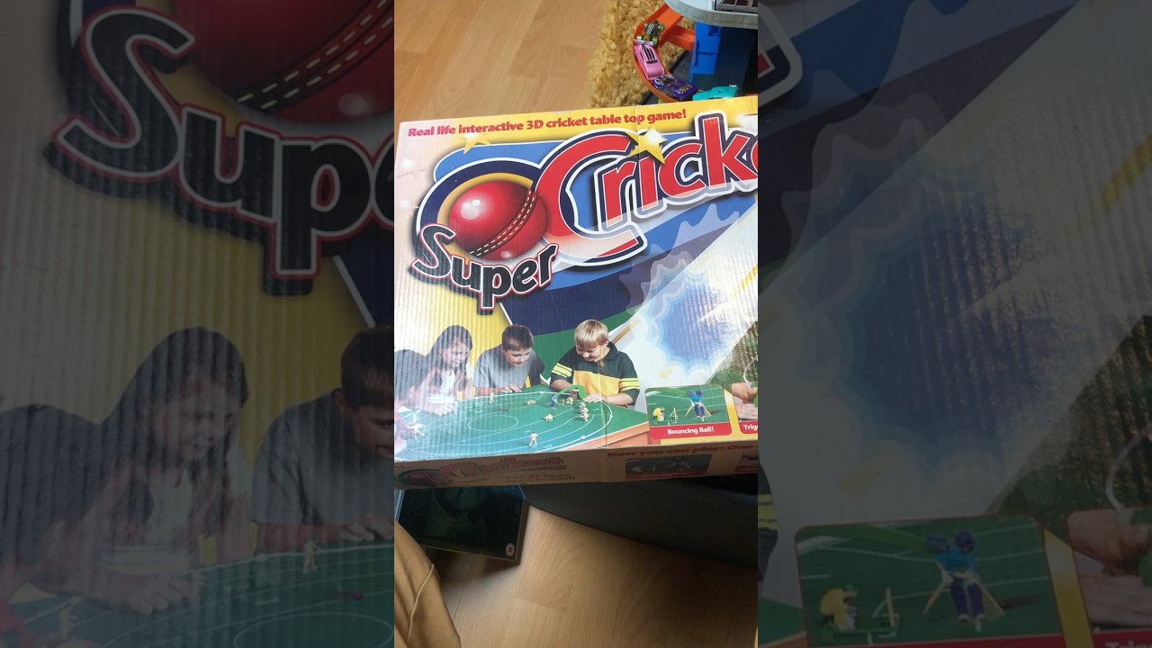 Распаковка игры Super Cricket #винтажныеигры #игравкрикет #распаковка #короткиевидео