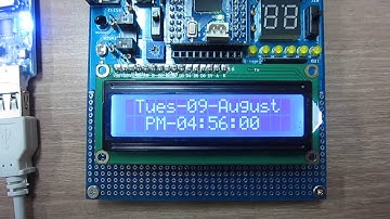 AVR ATmega128 A2 트레이닝보드 - TLCD(RTC IC)제어