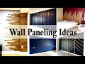 Wooden geometric wall panels ideas for any room