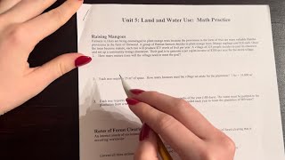 APES Unit 5 Math Practice Pt. 1