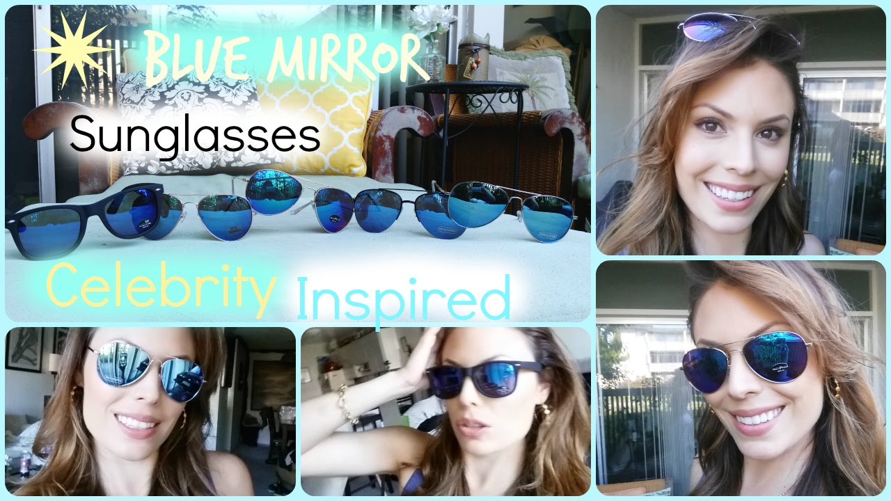 Blue Mirror Sunglass Review - Celebrity Inspired