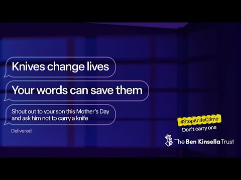 Shout out to your son | Mother's Day 2023 | The Ben Kinsella Trust