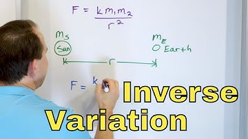 03 - Inverse Variation & Joint Variation - Part 1 (Hyperbolas & Inverse Square Law)