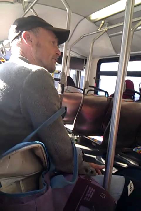 Two Bums Fight On Metro Bus Youtube