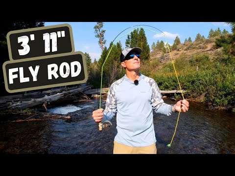World's SMALLEST Fly Rod?? Will it FISH?? Tiny Creek Fly Rod! 