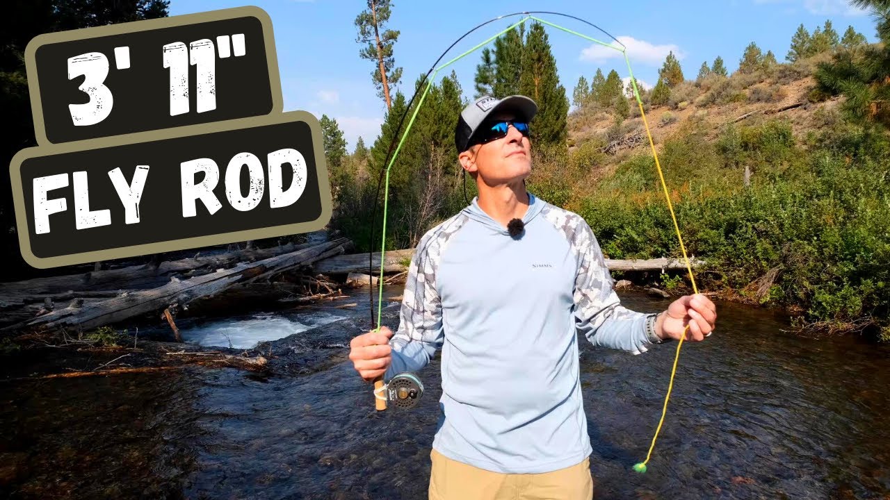 World's SMALLEST Fly Rod?? Will it FISH?? Tiny Creek Fly Rod