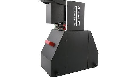 Overseer 200 web inspection system big camera working in rotogravure printing machine_China