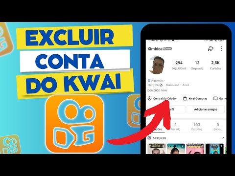 Como excluir a conta do Kwai pelo celular