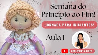 Complete class for beginners: Alice Doll | Learn how to make your first rag doll | class 1