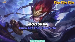 Mod Skin Enzo Sát Thần Bạch Hổ ANDROID + IOS Full Hiệu Ứng S3 2026