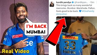 Finally Hardik Pandya Announced That Hardik Was Play For Mumbai In Ipl 2024