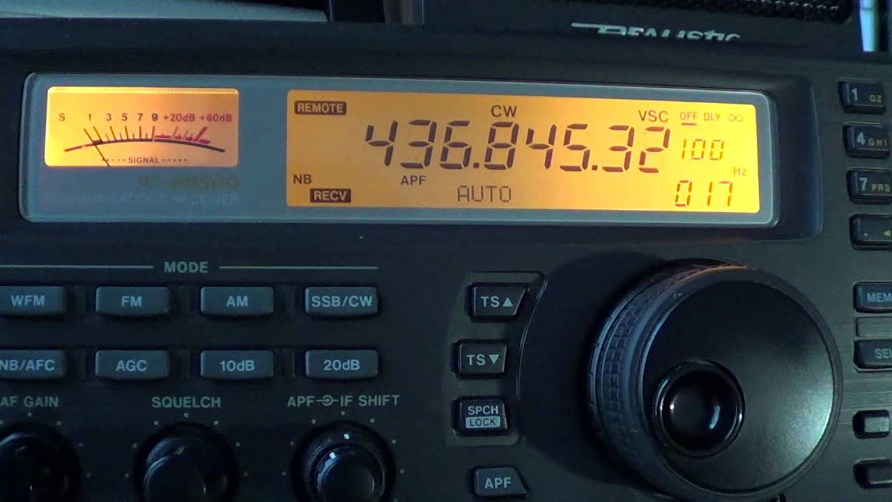 CO 57 Amateur radio satellite Beacon in CW YouTube