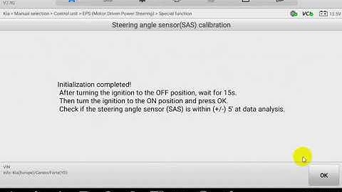Fix C1261 Steering Angle Sensor Not Calibrated | KIA Forte (YP) 2018