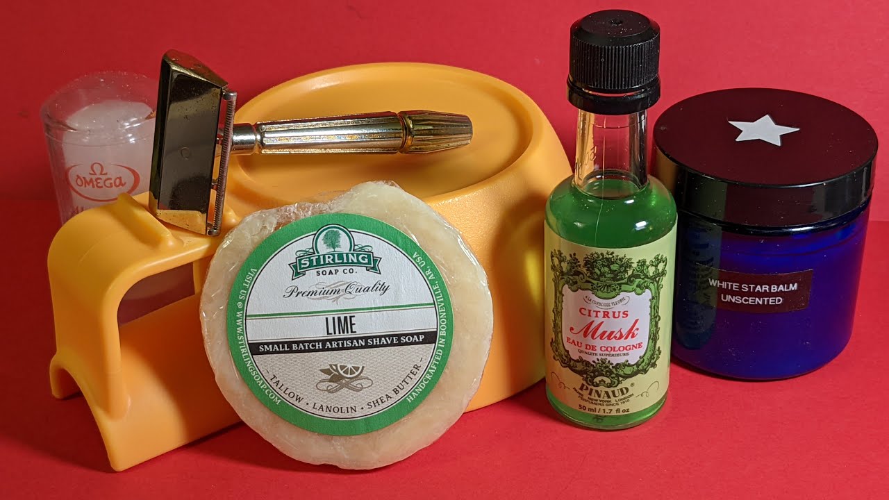 GEM Bullet Tip - Razor Report and Shave - Stirling Lime - PAA Atomic Rocket - Clubman Citrus Musk