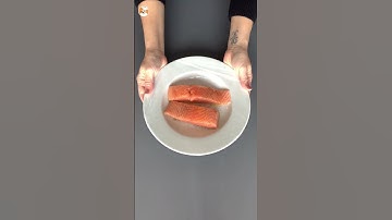 SALMON baked in MICROWAVE, extra fast recipe