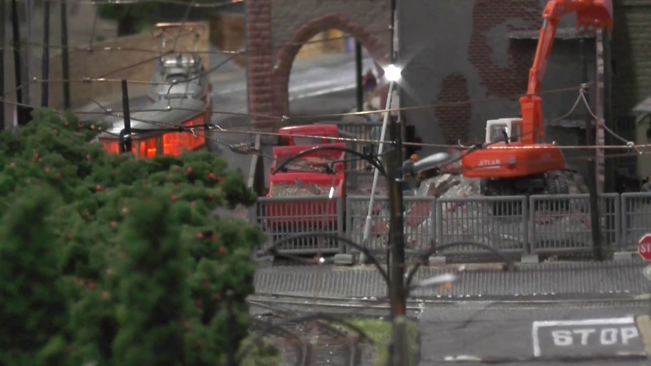 H0 Anlage Straßenbahn Das Grobli-Tram auf der Eurospoor 2016