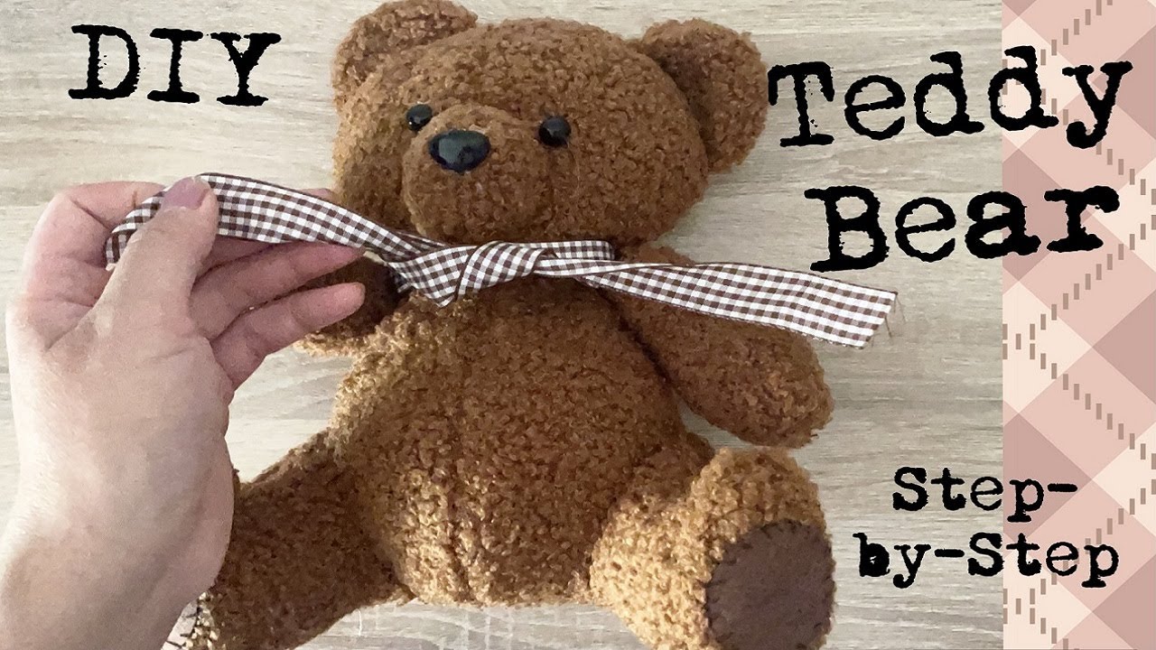 How To Sew A Teddy Bear  Pattern + Tutorial for Beginners 