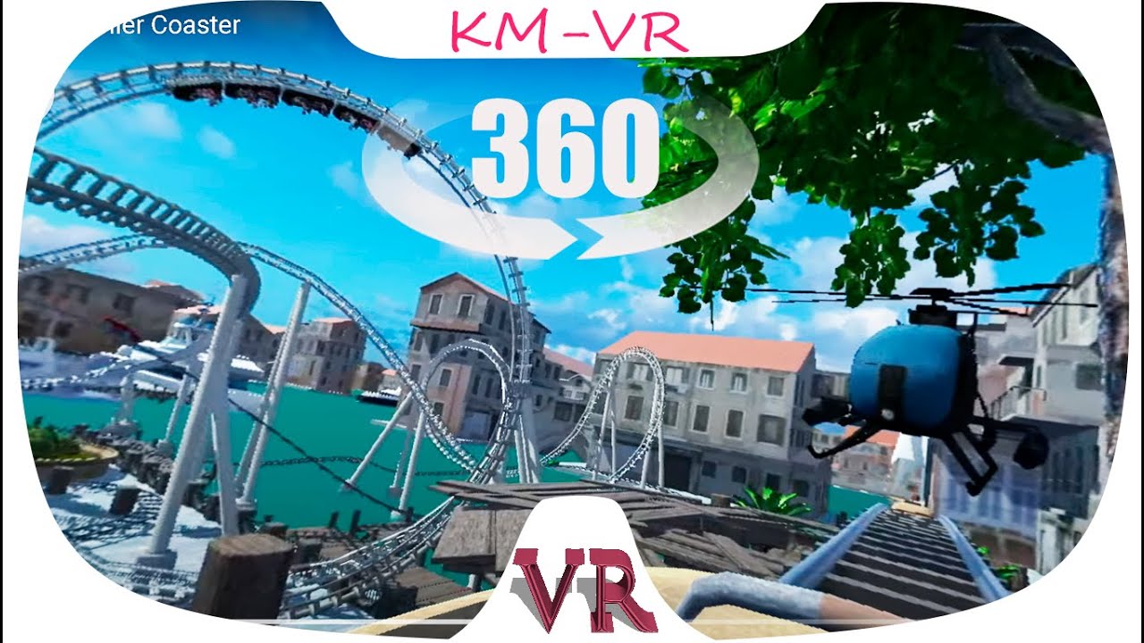 360 VR Roller Coaster - YouTube