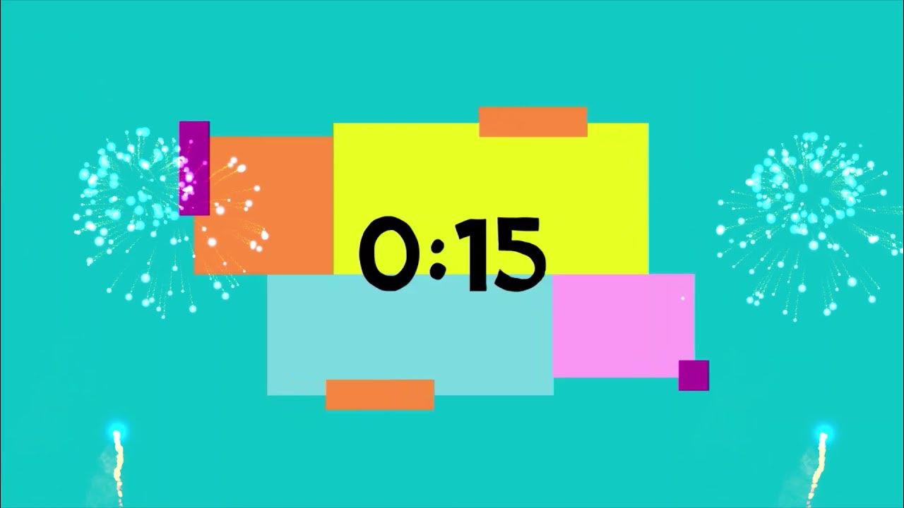 20 Seconds Colorful Fireworks Timer For All Ages YouTube