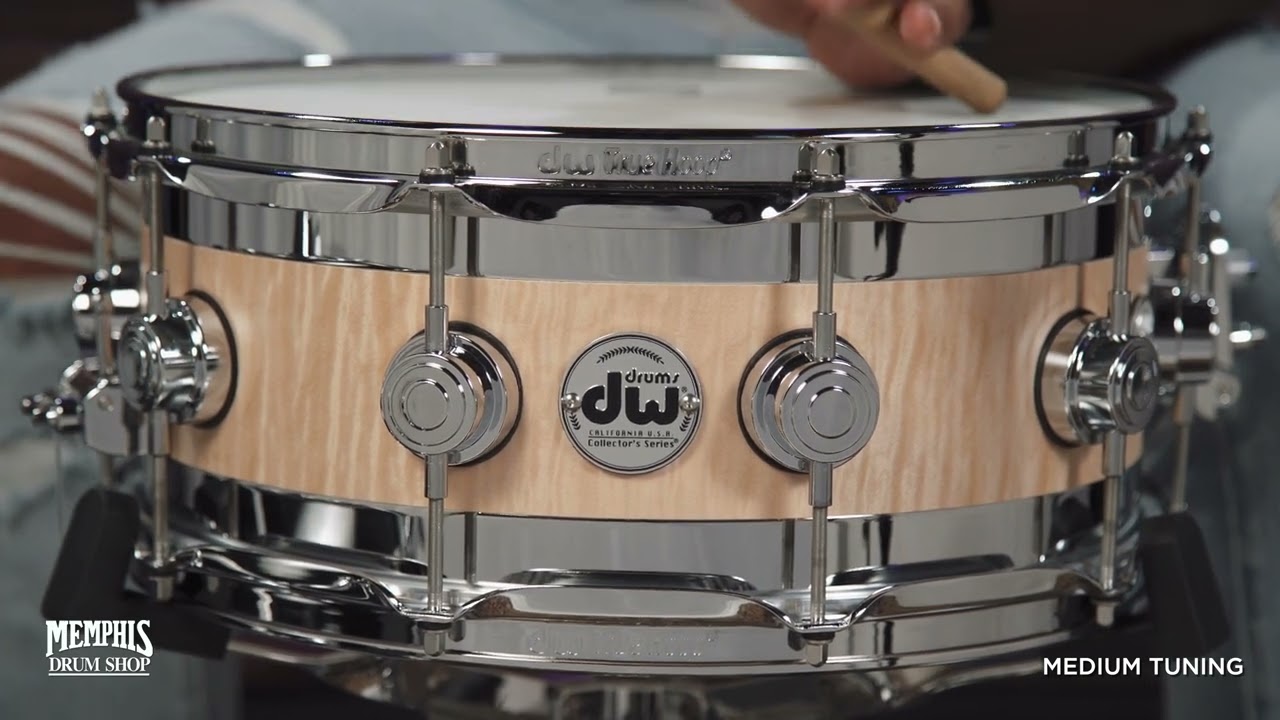 DW Edge Snare Drum 14x6,5 Maple/Brass - YouTube