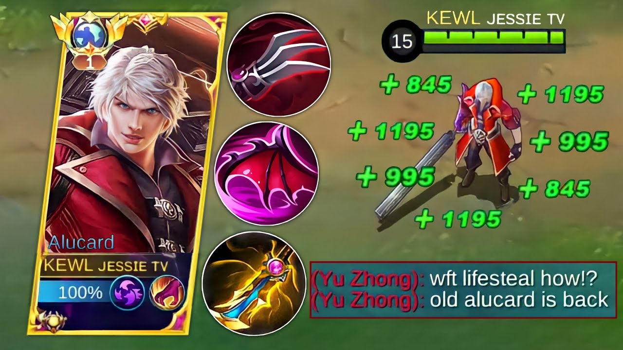 WTF LIFESTEAL!! | THIS BUILD WILL BRING BACK THE OLD ALUCARD KING OF LIFESTEAL🔥