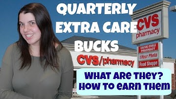 CVS Quarterly Extra Care Bucks